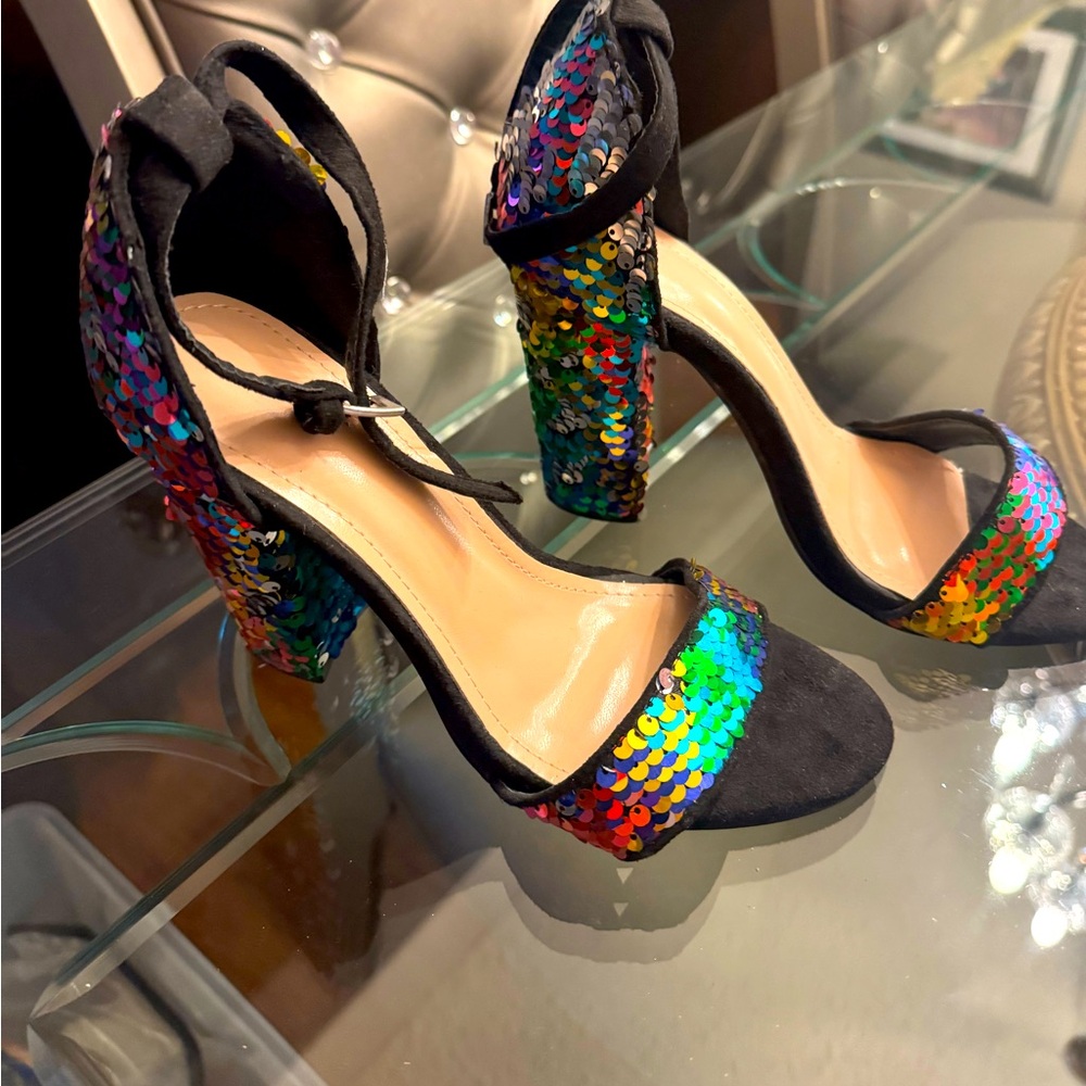 Beautiful open toe sandal multicolour